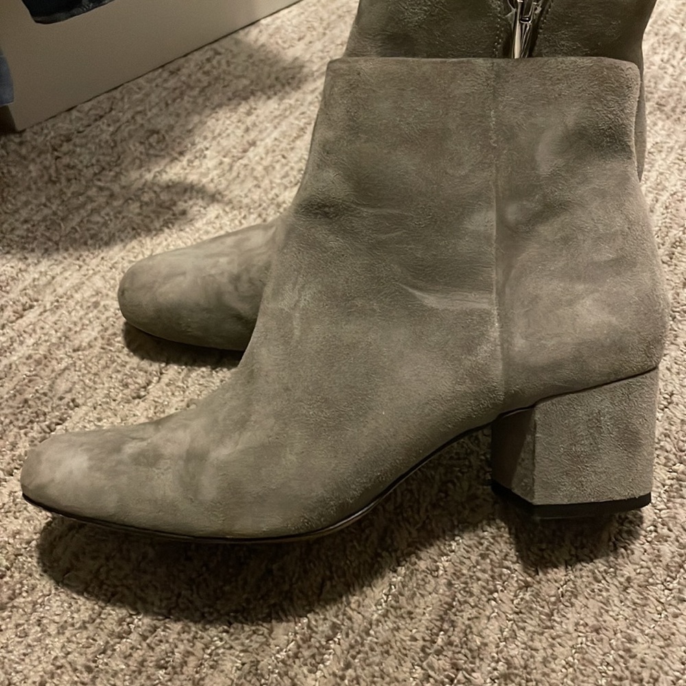 Sam Edelman Booties - Grey Suede
